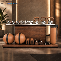 Peralatan Studio Kebugaran Boutique Dengan Mesin Gym Kayu Mewah untuk Pelatihan Pribadi Premium Peralatan Kebugaran Indoor Push-up