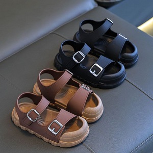 Sandales Plates d'Été Tendance pour Enfants, Chaussures Antidérapantes pour Bébés, Pantoufles Plates pour Tout-Petits Garçons et Filles, Sandales à Semelle Souple - Product Image 3
