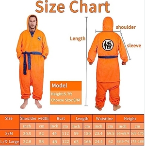 <span class=keywords><strong>Akatsuki</strong></span> Anime Albornoz Fleece Warm Men's Winter Coat <span class=keywords><strong>Cosplay</strong></span> Pijamas para adultos Regalo <span class=keywords><strong>de</strong></span> Navidad para Halloween TV Character - Product Image 2
