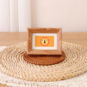 <span class=keywords><strong>2025</strong></span> thiết kế dễ thương kích thước nhỏ 3 ''Tabletop tường treo gỗ khung hình cho trang trí nội thất - Product Image 1