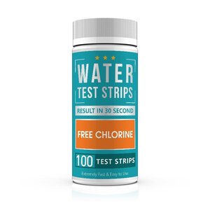 Kit de test à domicile pour l'analyse de l'eau – Bandes de test de la chimie de l'eau W-2 (<span class=keywords><strong>pH</strong></span>, chlore libre/résiduel/actif) – 100 bandes - Product Image 2