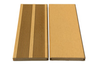 Planches de terrasse en composite WPC à grain de bois, imperméables, antidérapantes, avec fixation dissimulée, pour terrasse extérieure