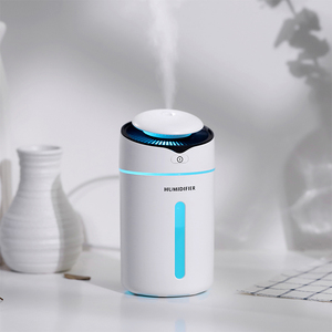 Mini humidificateur de haute qualité, diffuseur d'air 3 en un humidificateur d'aromathérapie de 300ml humidificateur de voyage de bureau veilleuse - Product Image 1