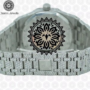 Montre en diamant de qualité supérieure pour homme, montre à quartz avec mouvement de haute précision, disponible à un bon prix - Product Image 3