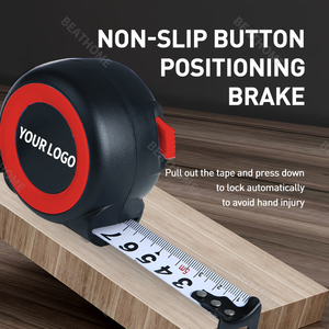 कस्टम डिजिटल टेप माप 5 मीटर/7.5 मीटर/10 मीटर लंबाई मीट्रिक प्रणाली इंच और मीटर दोहरी डिस्प्ले परिष्करण कार्य टेप उपाय - Product Image 4