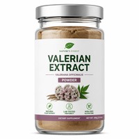Extrait de racine de valériane naturelle en poudre, 0,8 % d'acide valérénique, qualité alimentaire, certifié HPLC, aide au sommeil