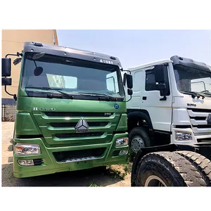 Kafa A7 römork 6X4 fiyat Howo satılık afrika 64 başbakan ikinci el ağır 10 tekerlekli traktör kamyon
