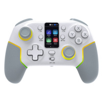 Manette de jeu sans fil avec éclairage RVB, joystick à six axes, pour téléphone, PC, Android, écran intelligent mobile