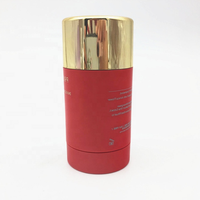 Flacon de pièces de 75g, conteneur de déodorant rouge vide