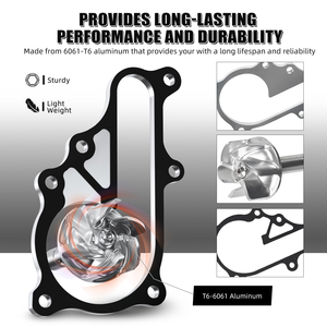 Eje de Impulsor de Bomba de Agua de Aluminio Billet NICECNC para Yamaha <span class=keywords><strong>Raptor</strong></span> 700 <span class=keywords><strong>700R</strong></span> 2006-2021 <span class=keywords><strong>2022</strong></span> 2023 2024 1S3-12450-00-00 - Product Image 5