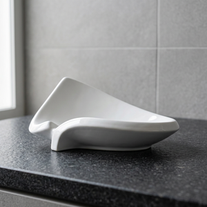 Évier de comptoir en céramique au design floral moderne de luxe avec lavabo en granit résistant à l'eau pour la décoration de salle de bain - Product Image 1