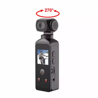 Icar Sport Actionkamera 5K 30fps Videoaufnahme Camcorder WiFi 6-Achsen Anti-Shake MicroSD 270° 1,33-Zoll-Bildschirm 1000mAh Akku