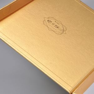 Cajas de Regalo Grandes Doradas Premium para Regalos, Cajas de Embalaje de Papel para Regalos de Boda Personalizadas de Lujo al por Mayor - Product Image 3