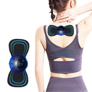 Masajeador Eléctrico Inalámbrico AmpsafeX con Calor, Masajeador Portátil para Cuello, Espalda y Hombros para Alivio del Dolor, Control Remoto y Diseño EVA - Product Image 1