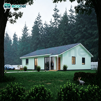 Maison préfabriquée de luxe en structure légère en acier, villa à ossature légère en acier haute résistance