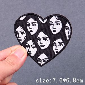 Écussons brodés Hip Hop Punk, fabrication OEM, vente en gros personnalisée, écussons brodés thermocollants pour chapeaux et vêtements - Product Image 4