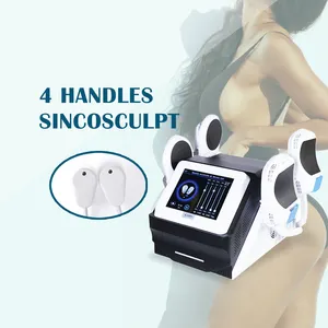 New Technology Sincoheren 2023 Portable Ems Sincosculpt 4 Handles Muscle Building Weight Loss Slimming Spa Equipment Beauty