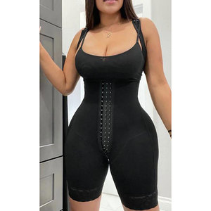 6195 3 crochet <span class=keywords><strong>Guitara</strong></span> Fajas Curvy Fit sablier corps Shaper avec dentelle en Silicone moyen Compression Fajas court - Product Image 5