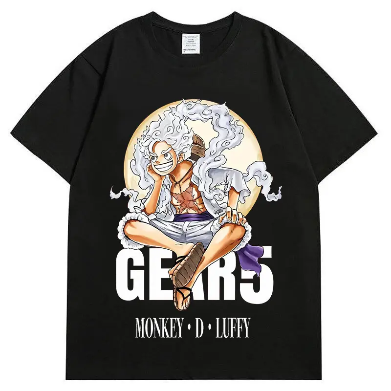 T-shirt graphique Anime de haute qualité avec 180 grammes de coton peigné pour hommes et femmes