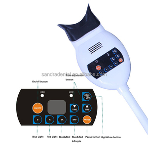 CE High Quality Electric 8 LED Teeth Whitening Device <b>with</b> 3 Color Options and 1-20s <b>Timer</b> - Product Image 3