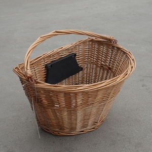 <span class=keywords><strong>Cesta</strong></span> de mimbre tejida para bicicleta, para perros y Mascotas - Product Image 6