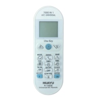 Télécommande universelle intelligente HUAYU K-1303E 7000 en 1 pour climatiseurs à petit écran