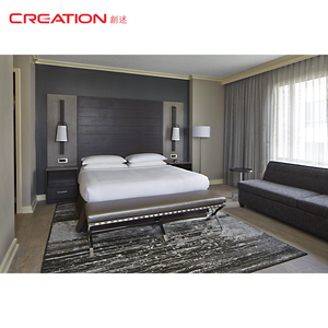 Một cửa tùy biến phòng ngủ khách sạn đặt đồ nội thất khách sạn 5 sao phòng ngủ Bộ tiện nghi khách sạn - Product Image 6