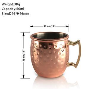 Custmozied Colors Moscow Mule Mug 304 <span class=keywords><strong>Cerveza</strong></span> de acero inoxidable Chapado en cobre Hammer Point Tazas para Hoegaarden Brewery <span class=keywords><strong>Jupiler</strong></span> - Product Image 2