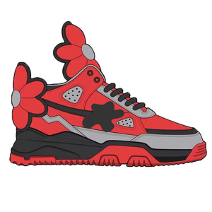 AMZ Hot Selling Customized Log Brand Retro High <strong>Basketball</strong> <strong>Shoes</strong> Fashion Style <strong>Outdoor</strong> Running <strong>Shoes</strong> High Top <strong>Shoes</strong> - Product Image 2