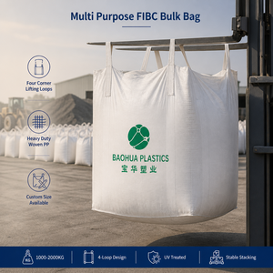 Sacs <span class=keywords><strong>de</strong></span> Construction en Sable, Sacs <span class=keywords><strong>de</strong></span> Sable en Vrac, Sacs Big Bag FIBC <span class=keywords><strong>de</strong></span> 1000 kg, Sacs Jumbo pour Gravier, <span class=keywords><strong>Pierre</strong></span>, Aggregats, Terre, Saco <span class=keywords><strong>De</strong></span> Arena, Big Bag - Product Image 1