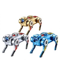 Mechanischer Roboterhund Fidget Spinner Stressabbau-Spielzeug Zweifach Formwandelbar Drehbar Selbstbewegend mit Fingerspitzen-förmigen Gyroskopen