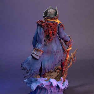 Sculpture en résine 3D de capitaine pirate pieuvre peinte à la main, art fantastique nautique/personnages d'anime, production et expédition rapides - Product Image 5