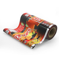 Feuille métallisée en aluminium laminé plastique alimentaire Flexible Sachet emballage Film rouleau pour Taro tomate chips de pomme de terre emballage