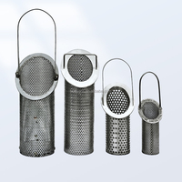 Filtre à baril perforé en acier inoxydable 304 à double couche sur mesure, élément filtrant pour le traitement de l'eau