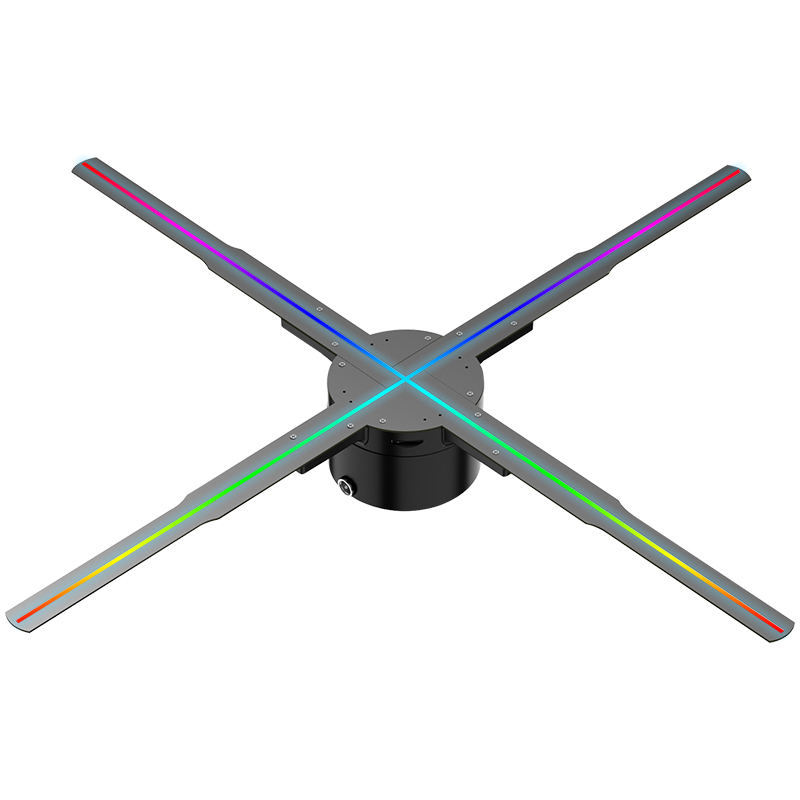 3D Holographic Projection 3D Fan for Advertising Display 52cm-100cm Hologram Projector 3d Hologram Light 244 Full Color LED