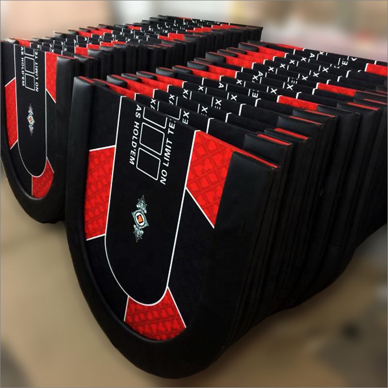 Чемпион, складной стол для покера с подходящей тканью для скоростной игры