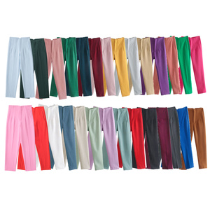 Pantalons décontractés TAOP&ZA à taille haute multicolores, nouvelle collection printemps 2022, vente flash sur AliExpress, style polyvalent et adapté aux trajets quotidiens, 7901432 - Product Image 2