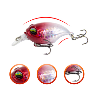 <span class=keywords><strong>MR</strong></span> coloratissimo pesciolino pesca pesca all'ingrosso attrezzatura da pesca artificiale Hotsales Hard lunga lancio Bib Crankbait per spigola - Product Image 6