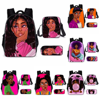 Sac à dos scolaire pour enfants, filles et garçons, unisexe, en impression 3D, imperméable, écologique, style arts africains, vente en gros