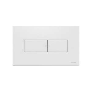 Placa de cisterna empotrada blanca de 2 entradas con operación magnética Todini - Product Image 1