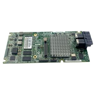 Cette carte réseau possède des interfaces PCIe 3.0 X8, 8 connecteurs Mini SAS HD internes et une vitesse de 12 Gb/s, carte réseau Supermicro AOM-S3108M-H8 - Product Image 4