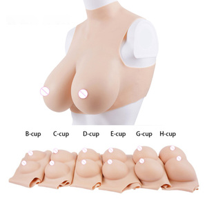 Pechos Falsos de Silicona Realistas para Hombre y Mujer, Pechos de Cuello Alto con Forma de Pecho Artificial para Travesti - Product Image 3