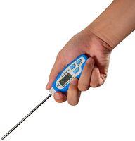 Termometer Daging Digital Genggam CEM DT-131 dengan Probe Stainless Steel, Waktu Reaksi 10 detik, Lampu Latar, Magnet, Akurasi 0.1C