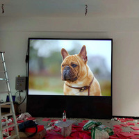Mur vidéo LED en cristal, rafraîchissement élevé, publicité, nouvelle collection