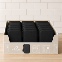 Boîte de présentation en carton ondulé personnalisée pour organisateur d'électronique, présentoir de comptoir en papier PDQ CDU pour supermarché et vente au détail