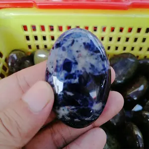 Uova di cristallo e pietre lucidate intagliate a mano naturali all'ingrosso per la decorazione