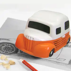 YIZHI Creative Cute Truck Shape Portable Cartoon Mini Desktop Vacuum Cleaner for Car Keyboard Desk Office Table Dust Sweeper