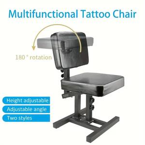 Chaise de travail multifonctionnelle Taidu <span class=keywords><strong>Tattoo</strong></span> avec accoudoir intégré, pliable, support de bras réglable, hauteur réglable, rotation à 180° - Product Image 3