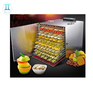 Nhà Máy Mini Công Nghiệp Thực Phẩm Dehydrator Trái Cây Dehydrator Máy Sấy Thịt Máy 20 /26/40 Lớp Trái Cây Xoay Máy Sấy