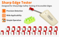1439 Sharp Edge Tester SET-50 Device Safety Testing Tool with 21 Pcs Tape Kits for Electrical Enclosure Lab Equipment